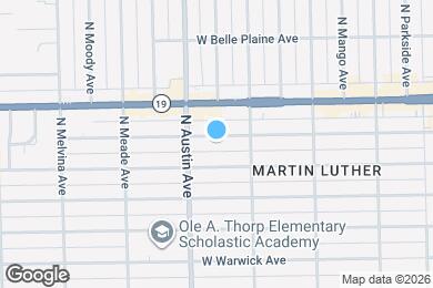 Map image of the property - 5937 W Dakin St