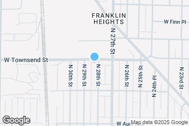 Map image of the property - 3383 N 28th St