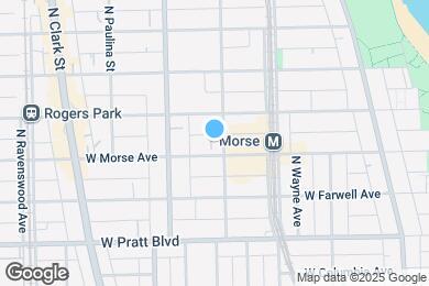 Map image of the property - 6954 N Greenview Ave
