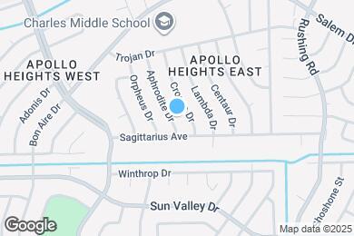 Map image of the property - 10412 Aphrodite Dr