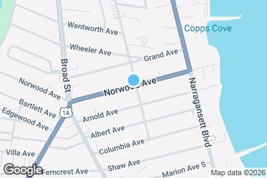 Map image of the property - 130 Norwood Ave
