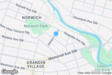 Map image of the property - 1841 Oxford Ave SW