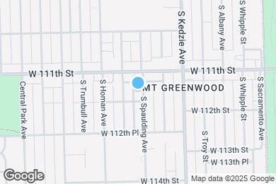 Map image of the property - 11128 South Spaulding Avenue