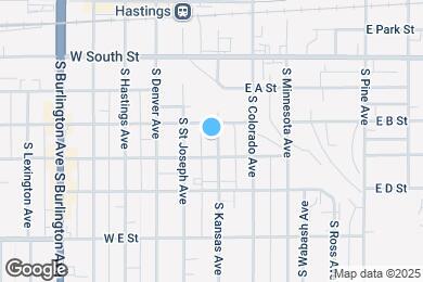 Map image of the property - 414 S Kansas Ave