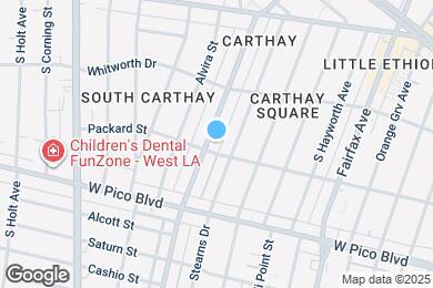 Map image of the property - 1160 S Crescent Heights Blvd