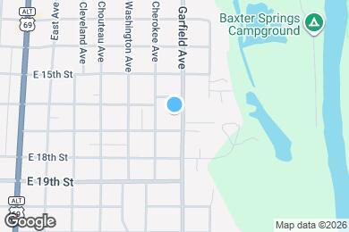 Map image of the property - 1617 Garfield Ave