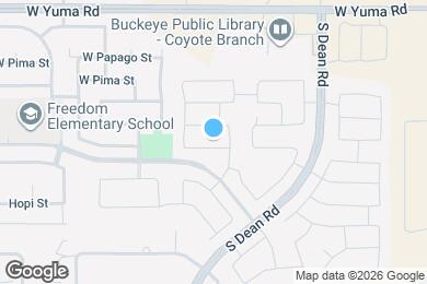 Map image of the property - 21836 W Mohave St