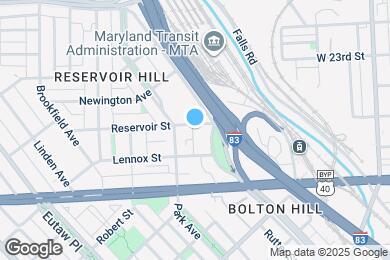 Map image of the property - 603 Reservoir St