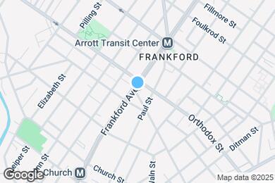 Map image of the property - 4521 Frankford Ave