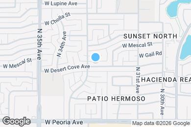 Map image of the property - 3236 W Desert Cove Ave