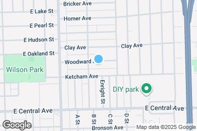 Map image of the property - 1012 Woodward Ave