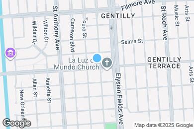 Map image of the property - 2135 Mirabeau Ave