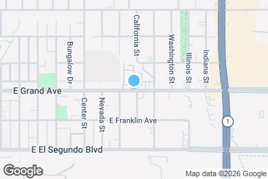 Map image of the property - 1345 E Grand Ave