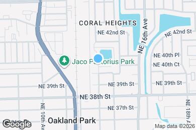 Map image of the property - 4051 NE 13th Ave