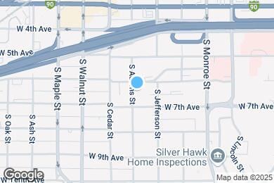 Map image of the property - 617 S Adams St