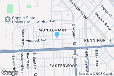 Map image of the property - 2026 Walbrook Ave