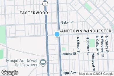 Map image of the property - 1428 N Fulton Ave