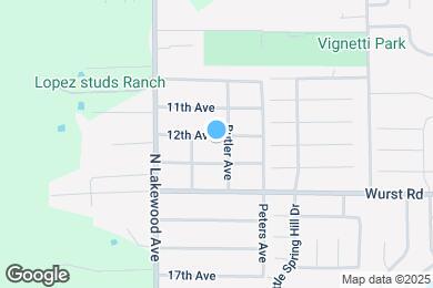 Map image of the property - 234 12th Ave