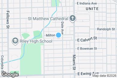 Map image of the property - 919 E Calvert St