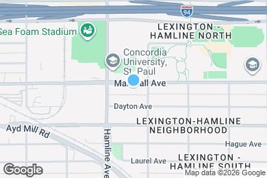 Map image of the property - 1298 Marshall Ave