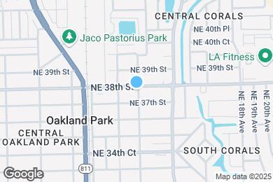 Map image of the property - 1498 NE 38th St