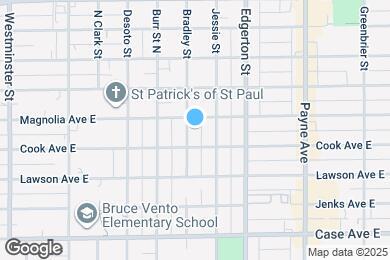 Map image of the property - 1070 Bradley St