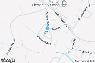 Map image of the property - 8801 Monmouth Dr
