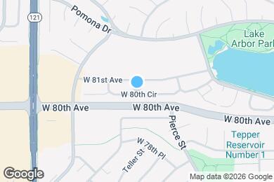 Map image of the property - 6835 W 80th Cir