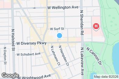Map image of the property - 530 W Diversey Pkwy