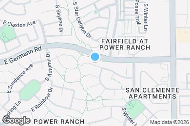 Map image of the property - 4480 E Sundance Ct