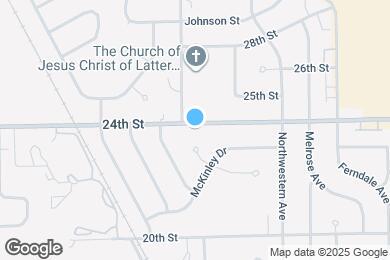 Map image of the property - 1414 24th St