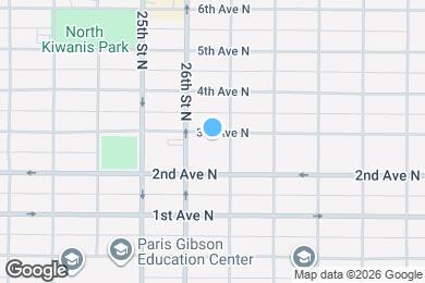 Map image of the property - 2618 3rd Ave N