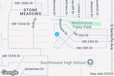 Map image of the property - 2605 Briarcliff Dr