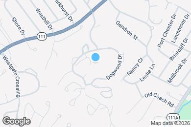 Map image of the property - 12 Ledgewood Hills Dr