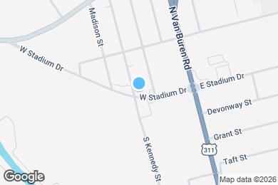 Map image of the property - 207 W Stadium Dr