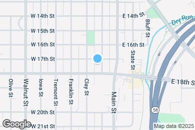 Map image of the property - 1709 Washington St