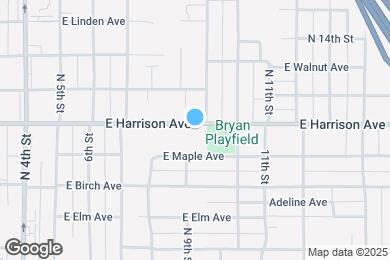 Map image of the property - 912 E Harrison Ave