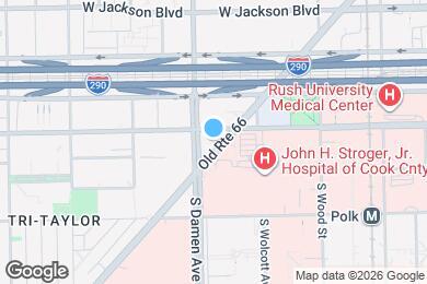 Map image of the property - 1954 W Ogden Ave