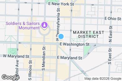 Map image of the property - 110 E Washington St