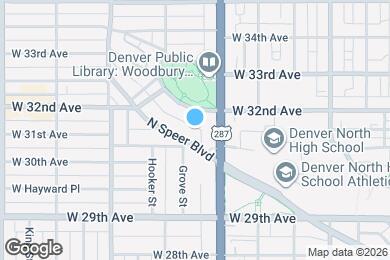 Map image of the property - 3044 Speer Blvd