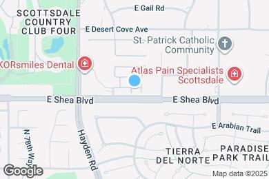 Map image of the property - 8180 E Shea Blvd