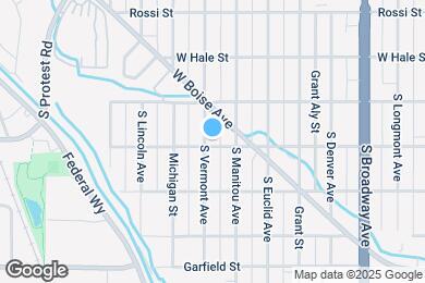 Map image of the property - 1530 S Vermont Ave