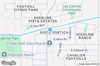 Map image of the property - 1610 E Desert Ln