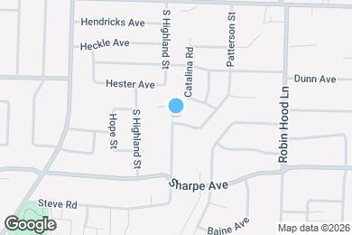 Map image of the property - 1637 Patterson St