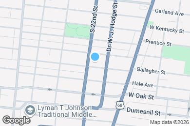 Map image of the property - 2117 Osage Ave