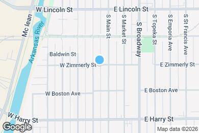 Map image of the property - 117 W Zimmerly St