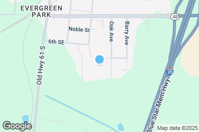 Map image of the property - 406 7th St SE