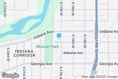 Map image of the property - 1126 S 17th St