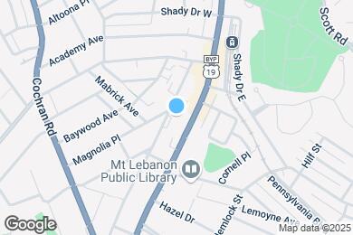Map image of the property - 750 Washington Rd
