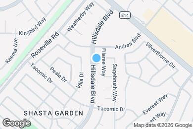 Map image of the property - 6600 Hillsdale Blvd